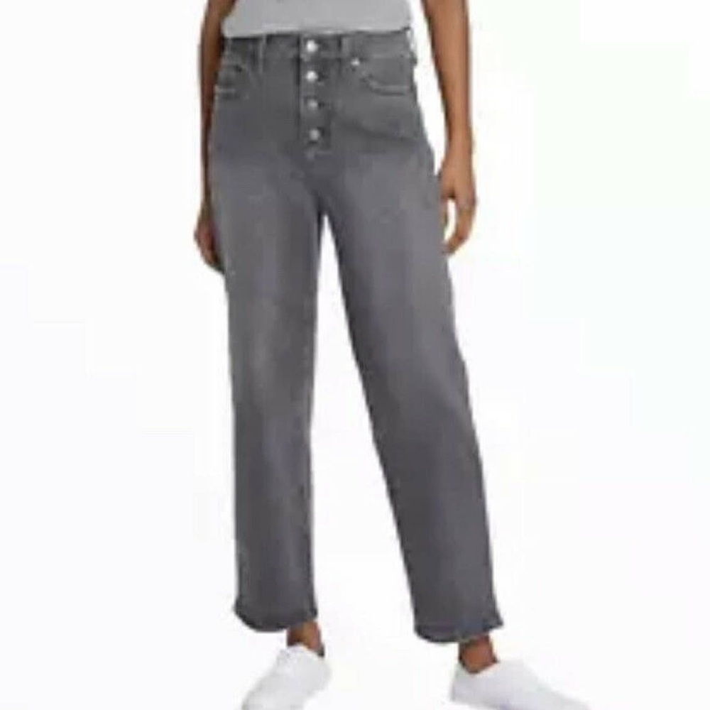 Universal Thread High-Rise Vintage Straight Cropped Jeans Vintage Gray 10/30R